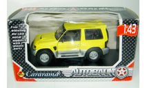 1/43 Mitsubishi Pajero Evolution (Cararama) жёлтый, масштабная модель, scale43, Bauer/Cararama/Hongwell