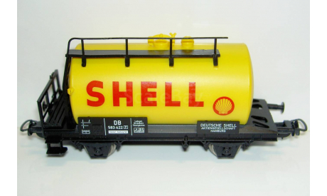 1/87 Платформа-цистерна двухосная Shell, DB Ep.III (PIKO 57707) 1, железнодорожная модель, scale87