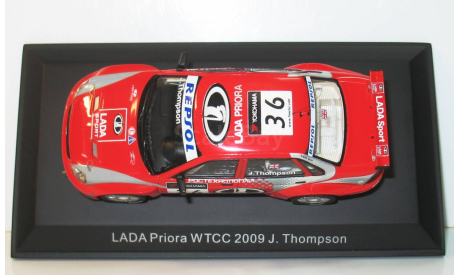 1/43 ВАЗ Lada Priora WTCC 2009 №36 James Thompson (DiP Models), масштабная модель, scale43