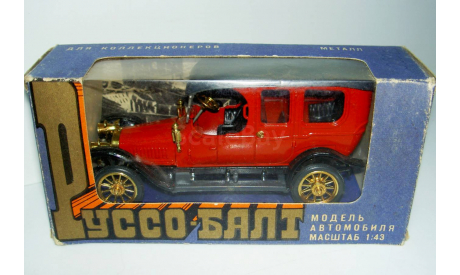 1/43 Руссо-Балт С24/40 Лимузин, 1912г. (Агат/Моссар) январь 96, масштабная модель, scale43, Агат/Моссар/Тантал, Руссо Балт