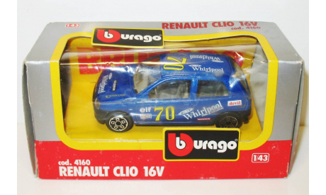 1/43 Renault Clio 16V №70 (Bburago), масштабная модель, scale43