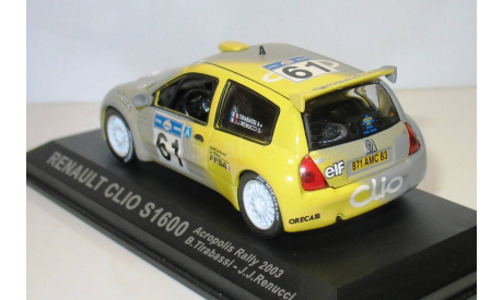 1/43 Renault Clio S1600 №61 Acropolis Rally 2003 (IXO-Altaya), масштабная модель, scale43, Altaya Rally