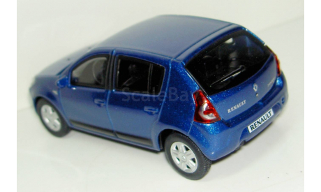 1/43 Renault Sandero 2009 (Keng Fai Toys) без коробки, масштабная модель, scale43