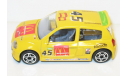 1/43 Renault Super Clio Trophy №45 (Bburago), масштабная модель, scale43