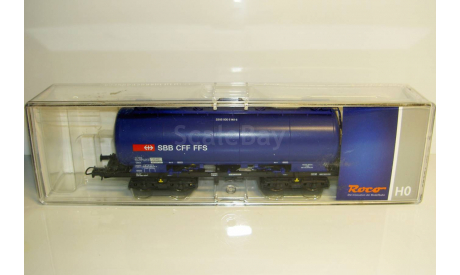 1/87 Вагон-цистерна Uacs SBB Ep.V (Roco 67871), железнодорожная модель, scale87