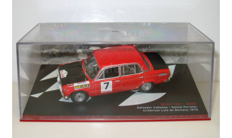 1/43 Seat 124-1600 №7 Criterium Luis de Baviera 1972 S.Canellas-D.Ferrater (IXO-Altaya), масштабная модель, scale43