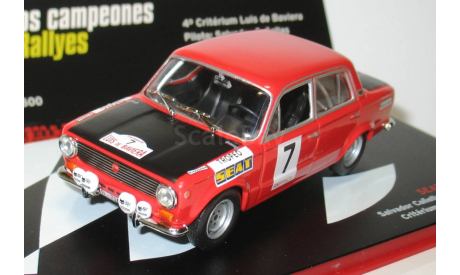 1/43 Seat 124-1600 №7 Criterium Luis de Baviera 1972 S.Canellas-D.Ferrater (IXO-Altaya), масштабная модель, scale43