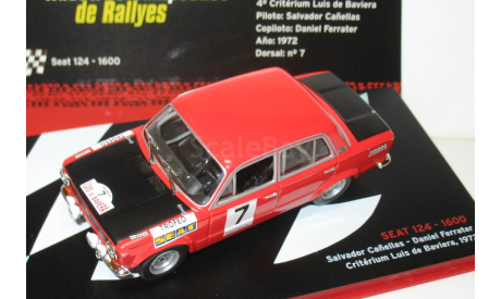 1/43 Seat 124-1600 №7 Criterium Luis de Baviera 1972 S.Canellas-D.Ferrater (IXO-Altaya), масштабная модель, scale43