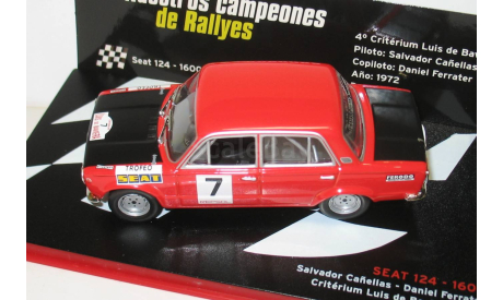 1/43 Seat 124-1600 №7 Criterium Luis de Baviera 1972 S.Canellas-D.Ferrater (IXO-Altaya), масштабная модель, scale43