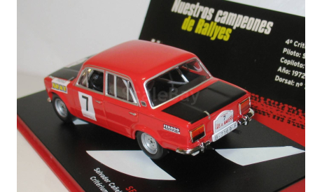 1/43 Seat 124-1600 №7 Criterium Luis de Baviera 1972 S.Canellas-D.Ferrater (IXO-Altaya), масштабная модель, scale43