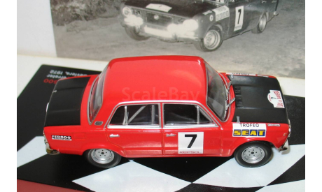 1/43 Seat 124-1600 №7 Criterium Luis de Baviera 1972 S.Canellas-D.Ferrater (IXO-Altaya), масштабная модель, scale43