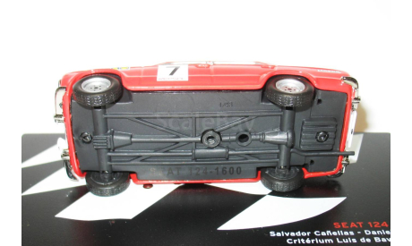 1/43 Seat 124-1600 №7 Criterium Luis de Baviera 1972 S.Canellas-D.Ferrater (IXO-Altaya), масштабная модель, scale43