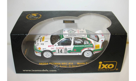 1/43 Skoda Octavia WRC №14 Rally Monte Carlo 2003 D.Auriol-D.Giraudet (IXO), масштабная модель, IXO Rally (серии RAC, RAM), Škoda, scale43