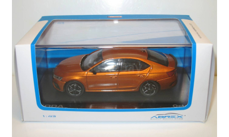 1/43 Skoda Octavia IV RS 2020 Phoenix Orange Metallic (Abrex), масштабная модель, Škoda, scale43