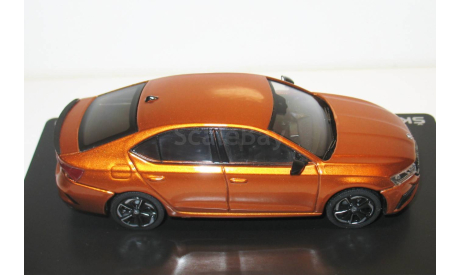1/43 Skoda Octavia IV RS 2020 Phoenix Orange Metallic (Abrex), масштабная модель, Škoda, scale43