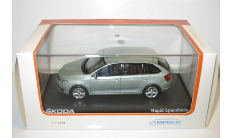 1/43 Skoda Rapid Spaceback (Abrex), масштабная модель, scale43, Škoda