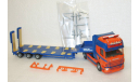 1/87 Scania R09 TL SZ автопоезд-тяжеловоз (Herpa), железнодорожная модель, scale87
