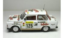 1/43 Trabant P601 №125 Rallye Monte-Carlo 1995 M.Kahlfuss - R.Bauer (IXO) RAC059, масштабная модель, IXO Rally (серии RAC, RAM), scale43