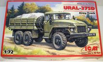 1/72 Урал-375Д армейский грузовик (72711) ICM (сборная модель), сборная модель автомобиля, scale72