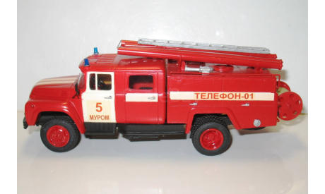 1/43 ЗИЛ-130 пожарный АЦ-40(130)-63А (DNK), масштабная модель, 1:43, D.N.K.