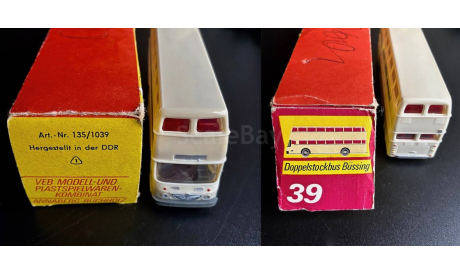 Автобус Двухэтажный Espewe Modelle HO 1960е., масштабная модель, scale87