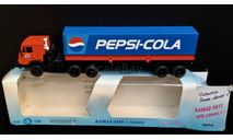 Камаз-5410 с тентом Pepsi-Cola, масштабная модель, Элекон, scale43