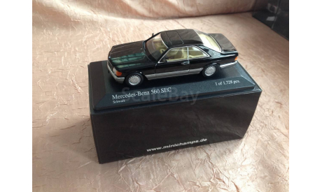 Mercedes-benz  560 SEC, масштабная модель, 1:43, 1/43, Minichamps