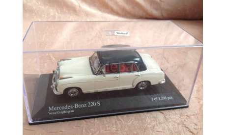 Mercedes-benz 220 S, масштабная модель, 1:43, 1/43, Minichamps