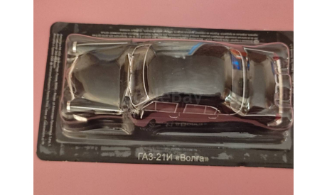 СПб.  ’Волга ГАЗ 21и’ (из АЛ СССР, без журнала), журнальная серия Автолегенды СССР (DeAgostini), Автолегенды СССР журнал от DeAgostini, scale43