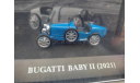 50 Bugatti Baby II. 2021, масштабная модель, Altaya, 1:43, 1/43