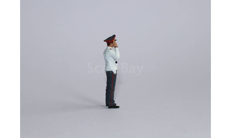 Фигурка в масштабе 1:43 Инспектор ГАИ в белой рубашке., фигурка, OPUSstudio, scale43