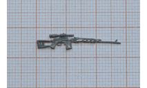 Снайперская винтовка СВД. Масштаб 1:43. Набор 3шт., элементы для диорам