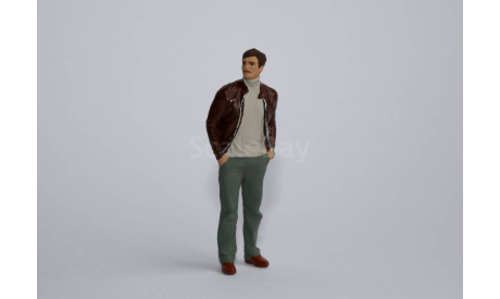 Фигурка 1:43 Мужчина с усами, фигурка, Каморка, scale43