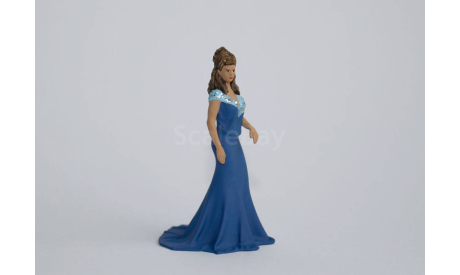 Фигурка 1:43 Девушка в синем платье., фигурка, Каморка, scale43