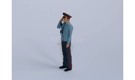 Фигурка 1:43 Инспектор ГАИ в рубашке, фигурка, OPUS studio, scale43