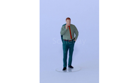 Фигурка в масштабе 1:43 Мужчина с пиджаком№2, фигурка, OPUS studio, scale43