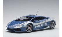 Lamborghini Huracan LP610-4 Police Car, масштабная модель, Autoart, scale18