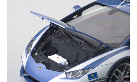 Lamborghini Huracan LP610-4 Police Car, масштабная модель, Autoart, scale18