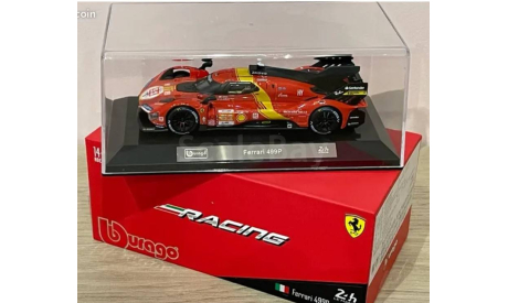 Ferrari 499P, масштабная модель, BBurago, scale43