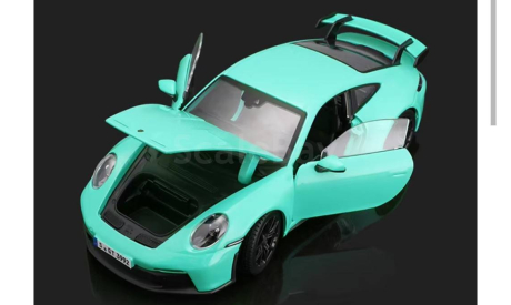 Porsche 911 GT3, масштабная модель, BBurago, scale24