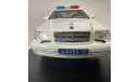 Модель милицейского автомобиля Mercedes-Benz W140, масштабная модель, scale43