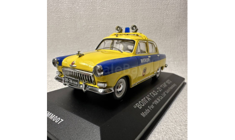 Модель милицейского автомобиля ГАЗ-21 ГАИ, масштабная модель, scale43