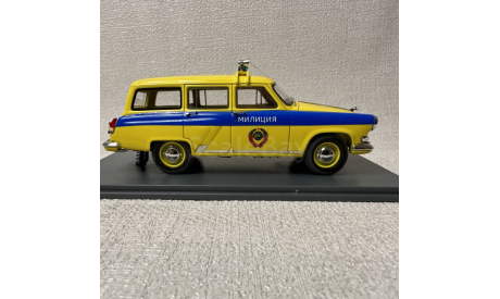 Модель милицейского автомобиля ГАЗ-22, масштабная модель, scale43