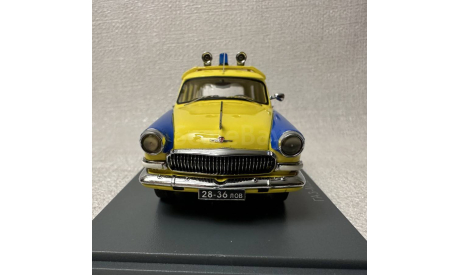 Модель милицейского автомобиля ГАЗ-22, масштабная модель, scale43