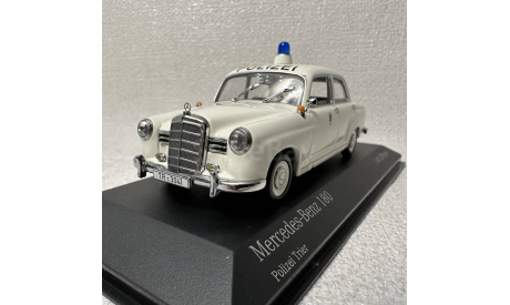 Модель полицейского автомобиля Mercedes-Benz 180, масштабная модель, scale43