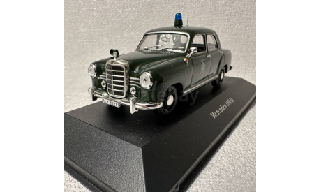 Модель полицейского автомобиля Mercedes-Benz 180 D, масштабная модель, scale43