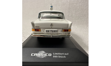 Модель полицейского автомобиля Mercedes-Benz 200 D, масштабная модель, scale43