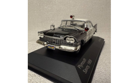 Модель полицейского автомобиля  Plymouth Savoy, масштабная модель, scale43