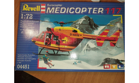 Eurocopter Medicopter 117, сборные модели авиации, Revell, scale72