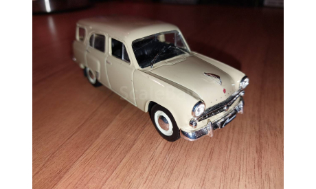 Москвич 423н, масштабная модель, Автолегенды СССР журнал от DeAgostini, 1:43, 1/43